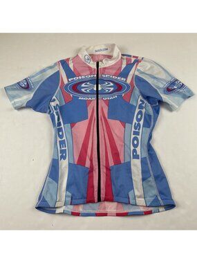 Sugoi Poison Spider Moab Utah Cycling Jersey Women’s XS Full Zip Bike Shirt